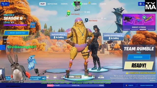 Friday night drinks and Fortnite LFG!!! смотреть онлайн