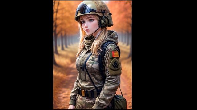 Светловолосые девушки-военные осенью смотреть онлайн