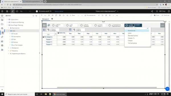 Знакомство с IBM Planning Analytics Cloud On Demand (вебинар компании UBC)