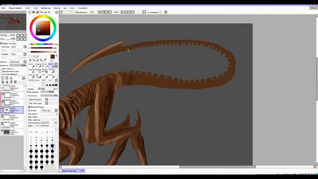 Ксеноморф бегун/Xenmorph runner (speedpaint) смотреть онлайн