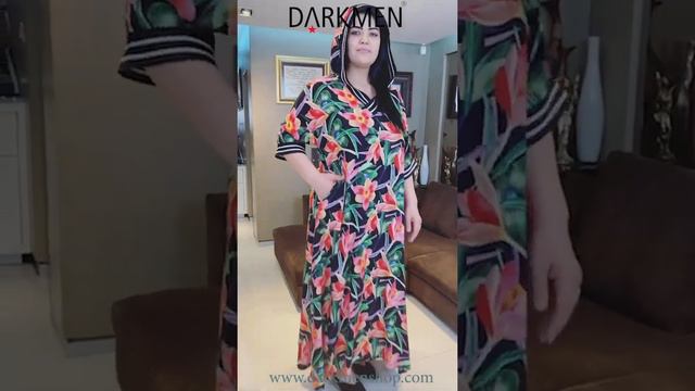 Платье летнее больших размеров DARKWIN от DARKMEN. Турция, Стамбул. Оптовые продажи.
