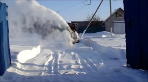 Самодельный снегоуборщик