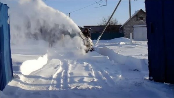 Самодельный снегоуборщик