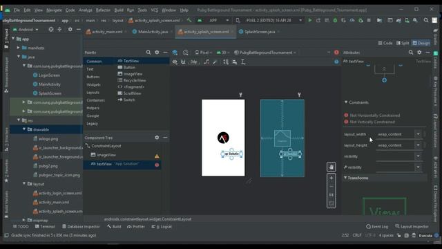 Splash Screen in android studio 2021 | Splash screen design смотреть онлайн