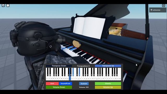 The Caretaker - It's Just a Burning Memory | Roblox Piano смотреть онлайн