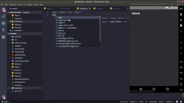 React Navigation 2.0 DrawerNavigator + StackNavigator смотреть онлайн