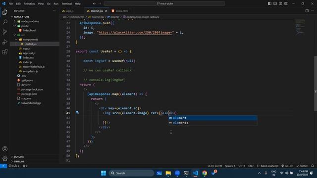 How to use useRef in React.js with dynamic elements using Ref Callback смотреть онлайн