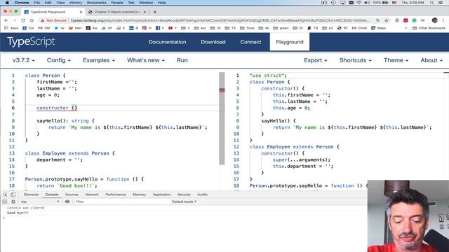 TypeScript Quickly. Lesson12. Class inheritance смотреть онлайн