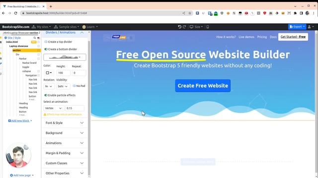 Free bootstrap 5 website builder смотреть онлайн