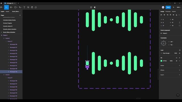 Figma Sound Wave Animation | Interactive Components