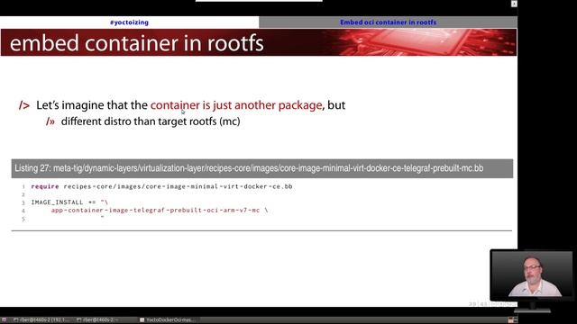 OCI/Docker containers with meta-virtualization and OE/The Yocto Project смотреть онлайн