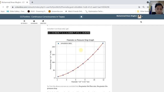 Curve Fitting of Discrete Data Using Python (Additional Part of Flow Simulation) смотреть онлайн