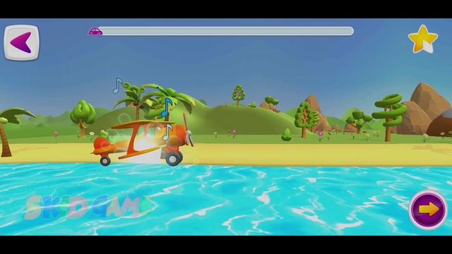 Leo the Truck & Retro Plane - Game Play - Skid Game TV смотреть онлайн