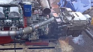 Работа редкого дизеля ЯМЗ 642 часть 2