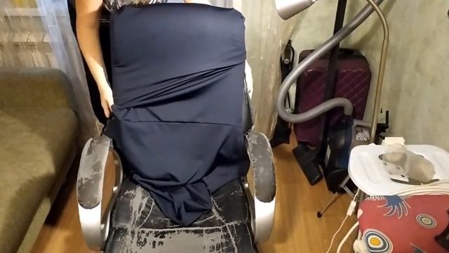 Чехол на компьютерное кресло + выкройка. смотреть онлайн