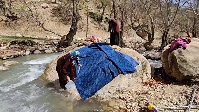 Nomadic Family:the Tradition Of Moving The House And Welcoming Nowruz