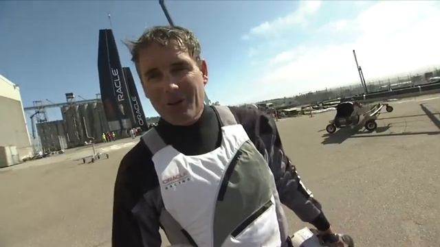 America's Cup: Russell Coutts on AC45 Oracle capsizes spectacularly in San Francisco смотреть онлайн