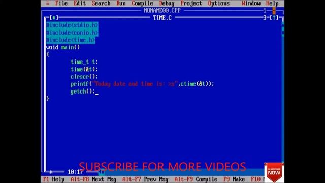 C PROGRAM TO PRINT TIME || C PROGRAM TO PRINT DATE || DATE AMD TIME -116 смотреть онлайн