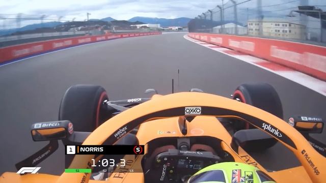 Lando Norris' Pole Lap | 2021 Russian Grand Prix | Pirelli смотреть онлайн