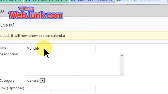 Creating Events in Calendar Plus plugin for Wordpress смотреть онлайн