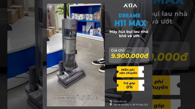 Review nhanh Máy hút bụi lau sàn Khô và Ướt Dreame H11 смотреть онлайн