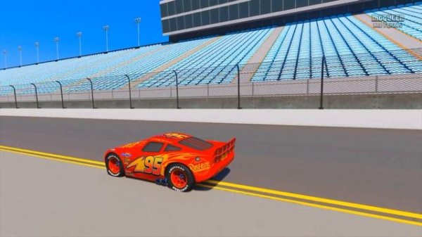 Lightning McQueen VS Jackson Storm Race Cars 3 Daytona and Friends  & Songs