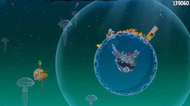 Angry Birds Space Pig Dipper 6-20 Прохождение на 3 Звезды смотреть онлайн