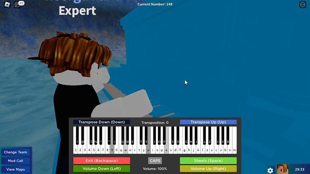Roblox Piano GigaChad Theme смотреть онлайн
