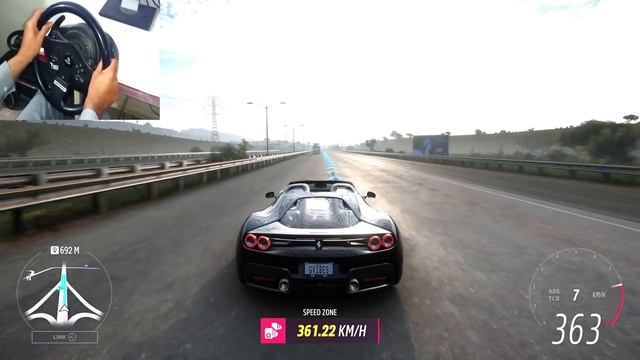 1000HP Ferrari J50 - Forza Horizon 5 (Steering Wheel + Shifter) 4K Gameplay смотреть онлайн