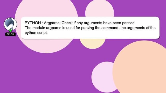 PYTHON : Argparse: Check if any arguments have been passed смотреть онлайн