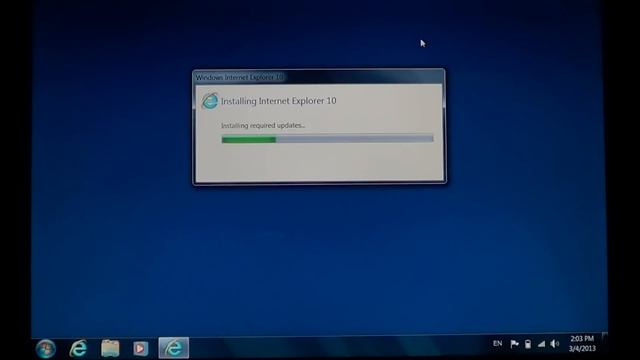 Windows 7 - Downloading Internet Explorer 10 смотреть онлайн