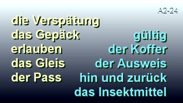 24. Словарный запас А2. Немецкий с Боженой Корн смотреть онлайн