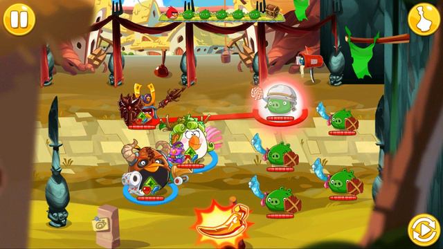 Angry Birds Epic lp #15 Победа над Королём Свиней и Новые козни Королевского Свиномага! смотреть онлайн