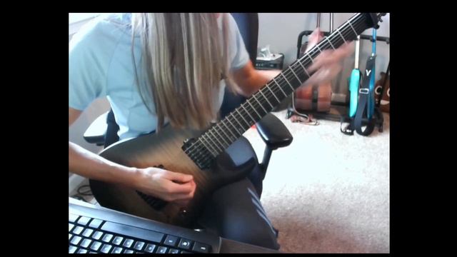 Underneath - Original song using Schecter Banshee Mach 7 смотреть онлайн