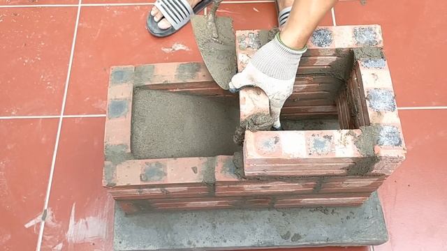 HOW to make a rocket stove - portable wood stove with bricks and cement смотреть онлайн