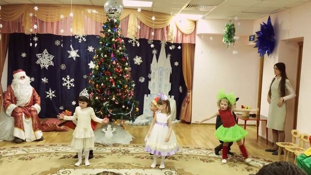 Новогодний утренник группа капелька дс 12 моя любимая кукла на свете Кира Челяпова 4года