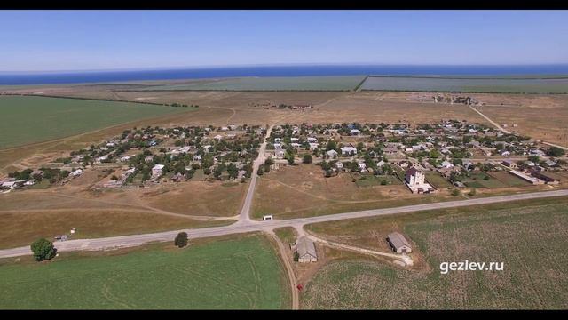 Крым 2017 Черноморский район с. Владимировка с высоты птичьего полета смотреть онлайн
