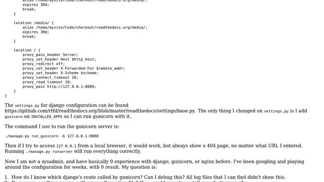 Debugging Gunicorn + Nginx + Django смотреть онлайн