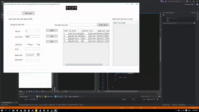 hubt pm1905 buo4 csdlOO demoquanlydiemdanhsinhvien v0 4 MongoDB WPF C# trieuthuhuong nguyenvantien смотреть онлайн
