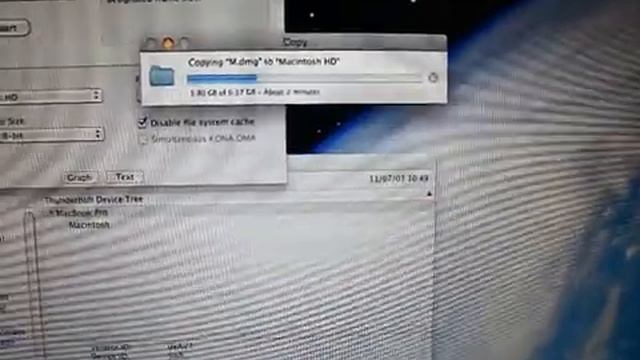 MacBookPro(Early 2011)Thunderbolt TargetDiskMode Benchmark　Review