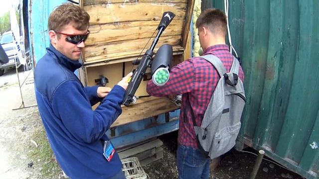? как получают и как заправляют маркер для пейнтбола paintball marker прокачка смотреть онлайн