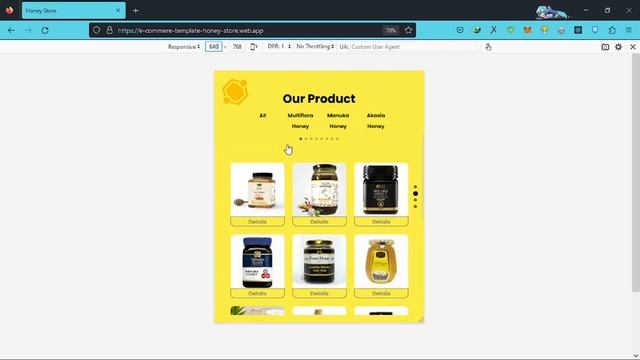 Full Page Scroll and responsive landing page for e-commerce template Vite Js and TailwindCSS projec смотреть онлайн