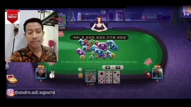 Gamez Poker Domino Qiu-Qiu Indonesia All in Sampe 10B keren2 Lawan- Nya berat-Berat Huppszz..!!!! смотреть онлайн