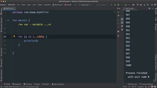 031 Kotlin Programming Language Fundamentals - The For Loop смотреть онлайн