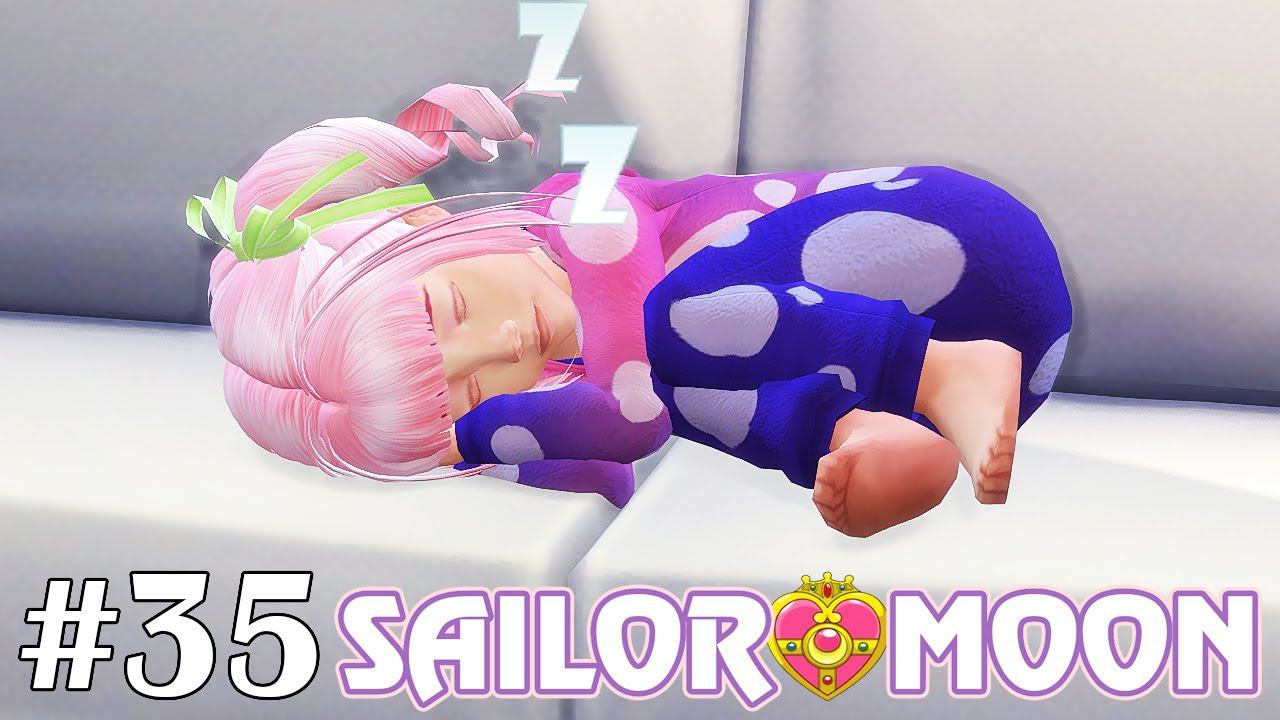 Няня Мамонтов - The Sims 4 - Sailor Moon #35 смотреть онлайн