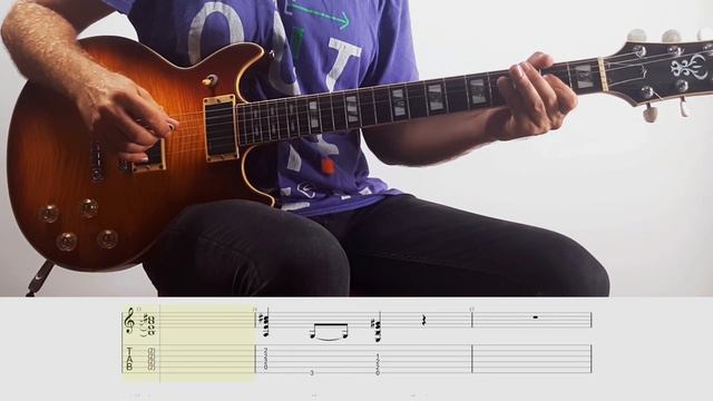 AC/DC Best Riffs with Tab Tutorial смотреть онлайн