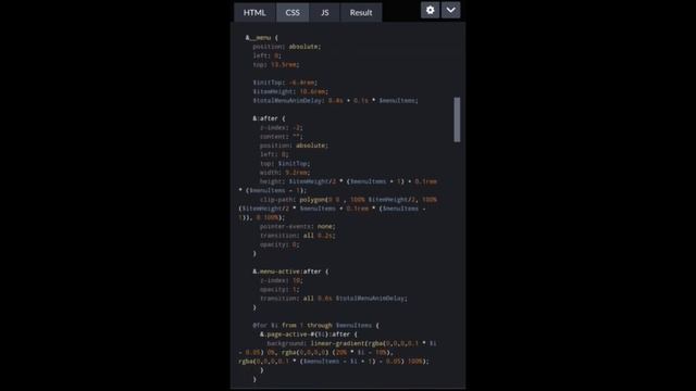 CSS Triangular Sidebar Menu смотреть онлайн