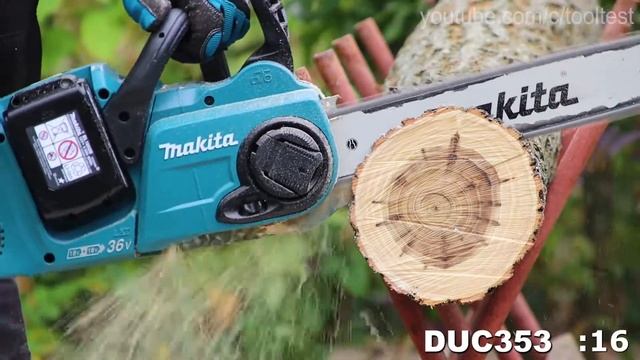 Makita DUC353 VS Makita DUC356 | 36V Cordless Chain Saws смотреть онлайн