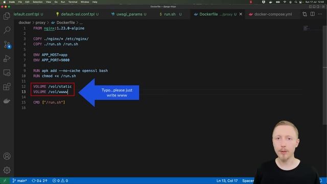 Django Docker Deployment with HTTPS using Letsencrypt смотреть онлайн