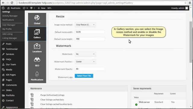 WordPress. WPL Plugin Settings Overview смотреть онлайн